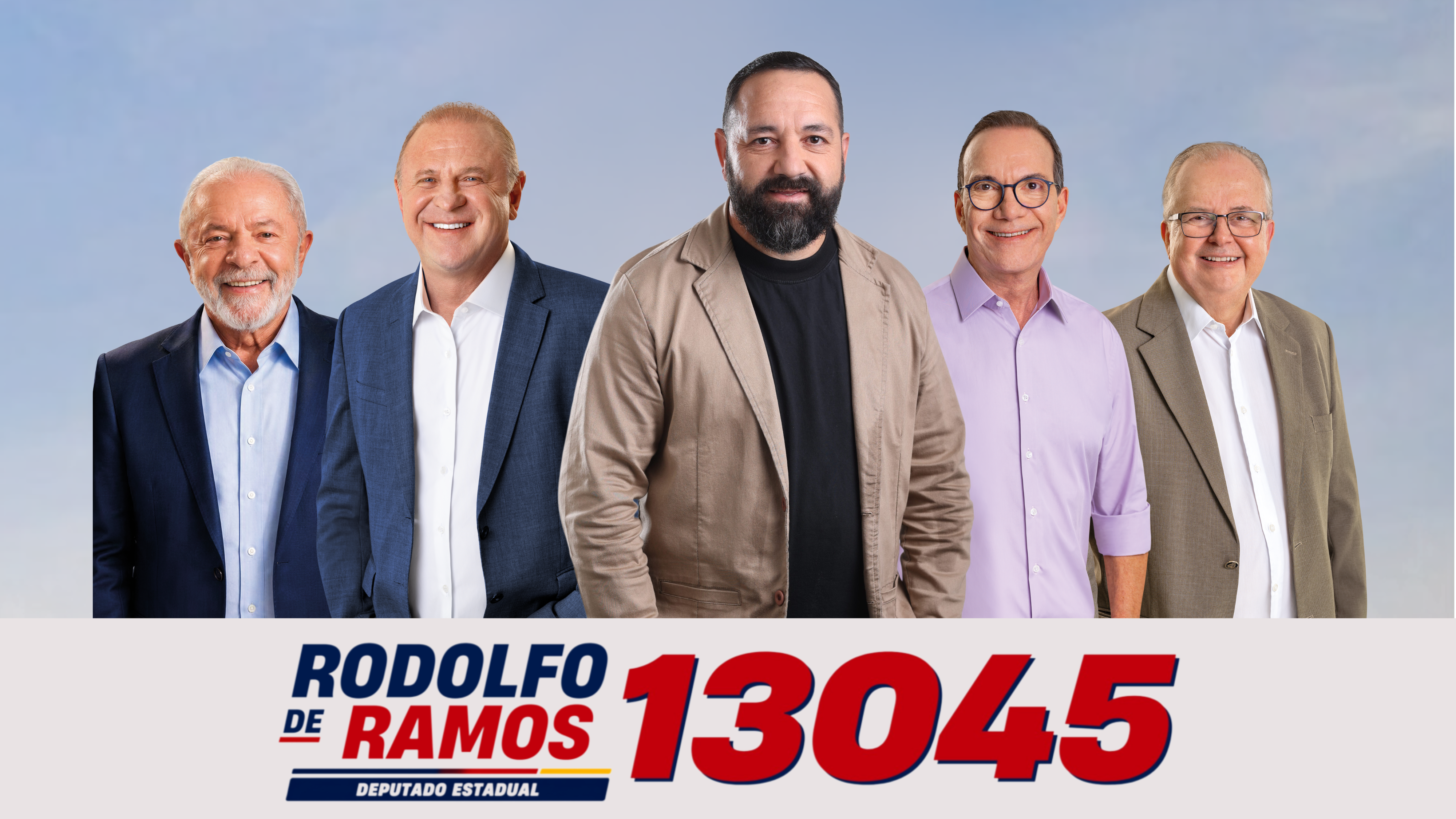 Rodolfo, candidato a Deputado Estadual e apoiadores